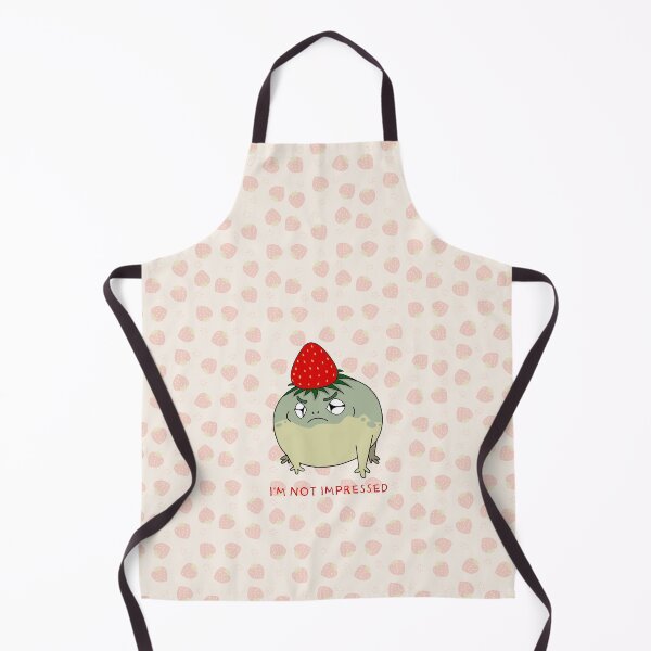 Item preview, Angry Squeaky Rain Frog I'm Not Impressed Strawberry Home Decor designed and sold by MonkeyPaper.