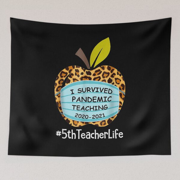 Item preview, 5th Teacher I Survived Pandemic Teaching 2021 Virtual 2021  designed and sold by anniet33.