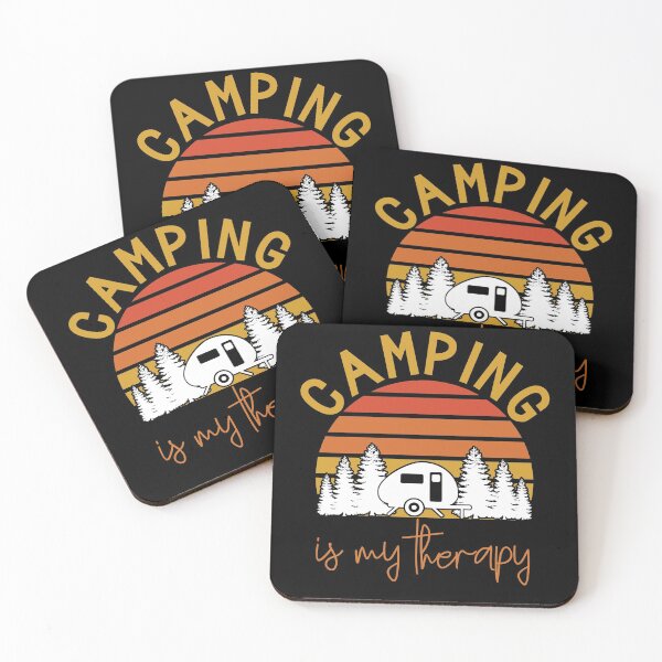 Item preview, Camping is my therapy designed and sold by Echo Dusk.