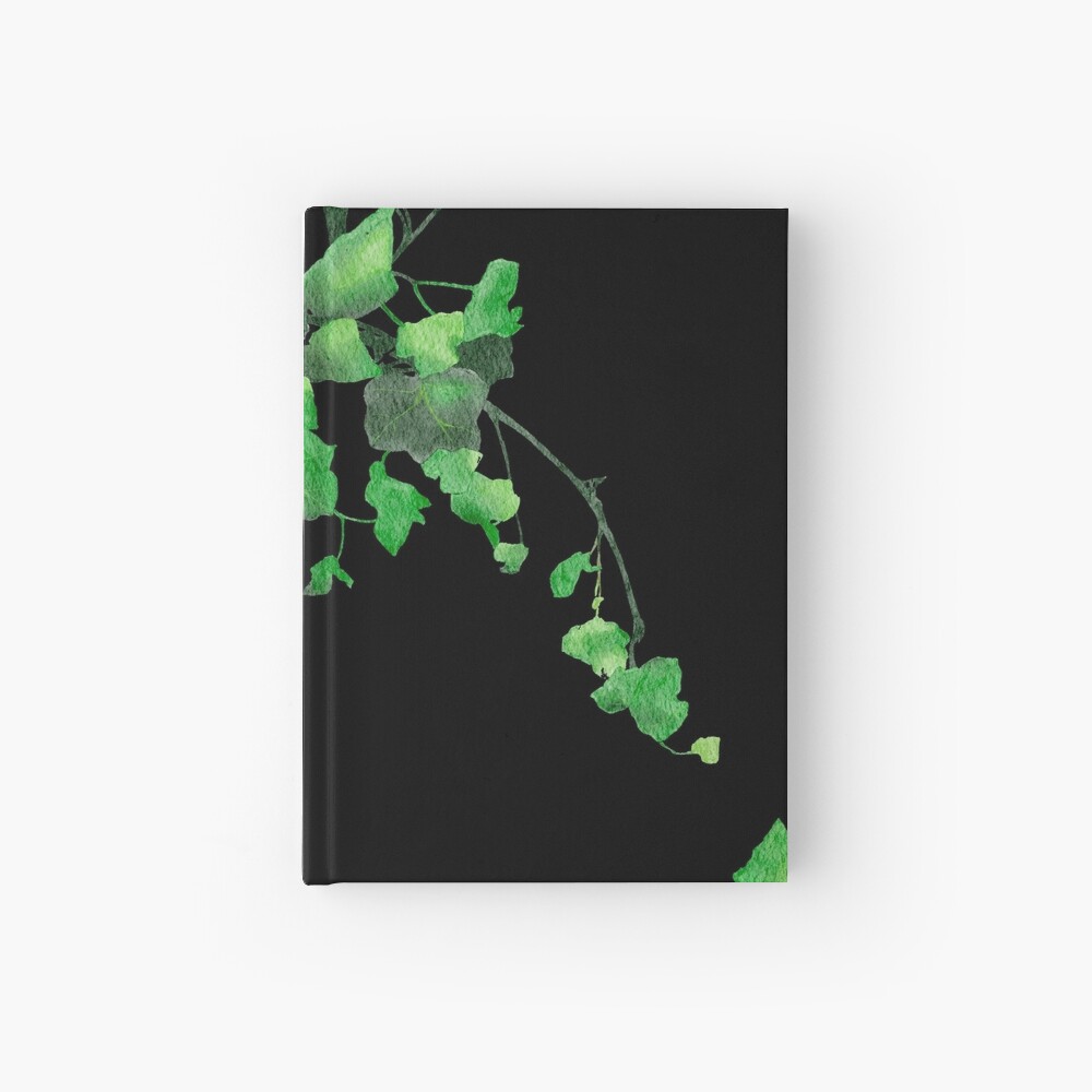 Ivy Vine (Black/Green) Hardcover Journal