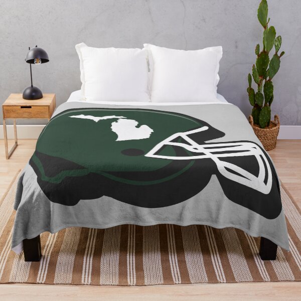 Item preview, Michigan State Outline Football Helmet designed and sold by SLAG-Creative.