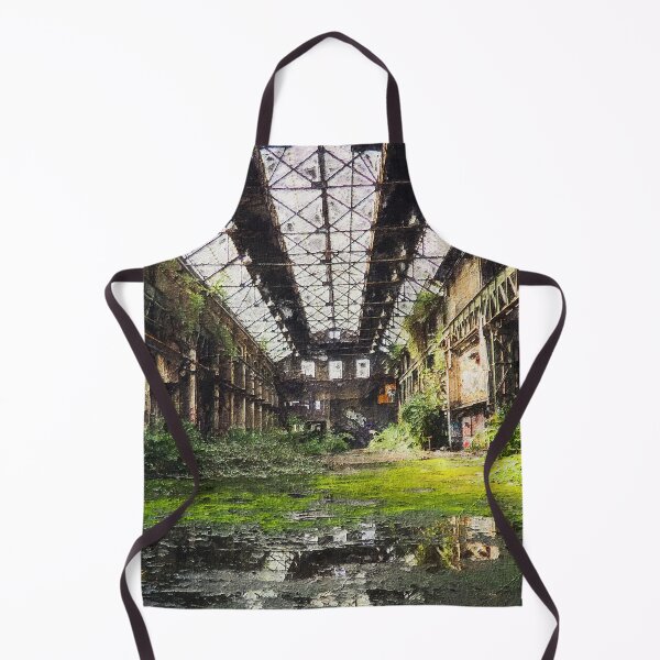 Item preview, Abandoned Warehouse grunge oil painting designed and sold by MMAR-Designs.