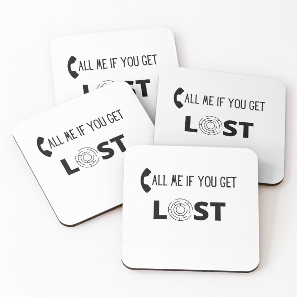 Item preview, Call Me if You Get Lost White with Maze designed and sold by Laurasdesign83.