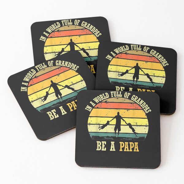 Item preview, In A World Full Of Grandpas Be A Papa Vintage Fathers Day  designed and sold by maizreo.