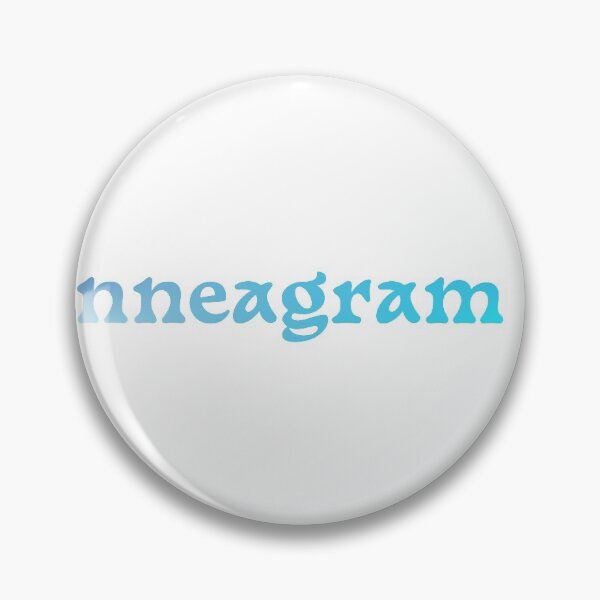 Item preview, Enneagram 1 Blue Gradient Sticker designed and sold by kryswimberly.