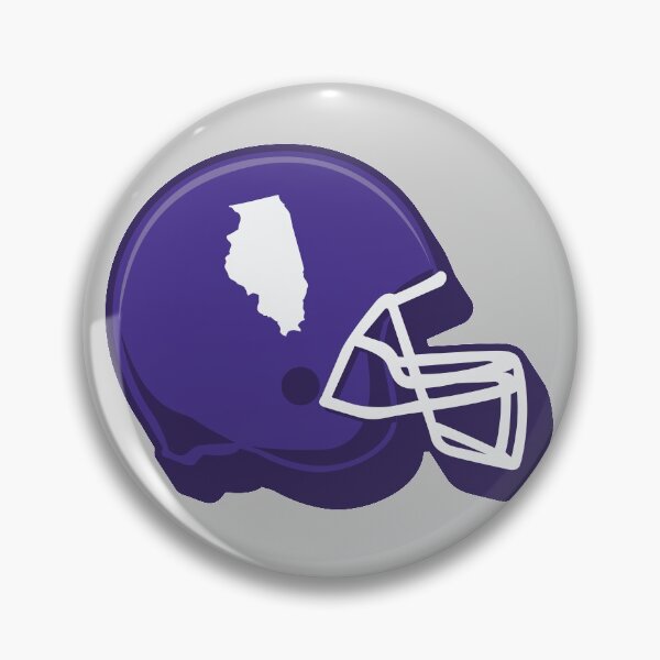 Item preview, Illinois State Outline Football Helmet designed and sold by SLAG-Creative.