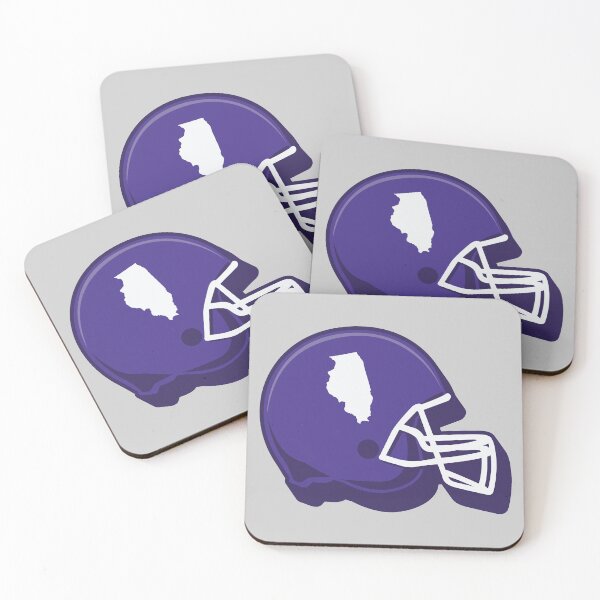 Item preview, Illinois State Outline Football Helmet designed and sold by SLAG-Creative.