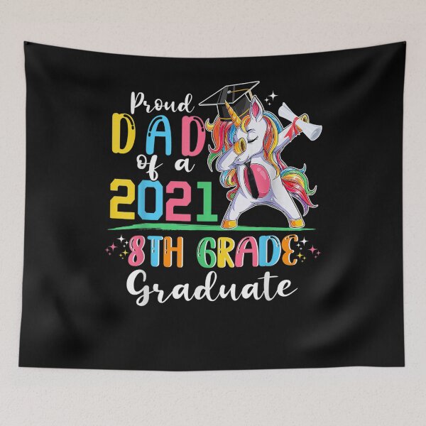 Item preview, Mens Proud Dad Of A 2021 8th Graduate Grad Senior  designed and sold by maizreo.
