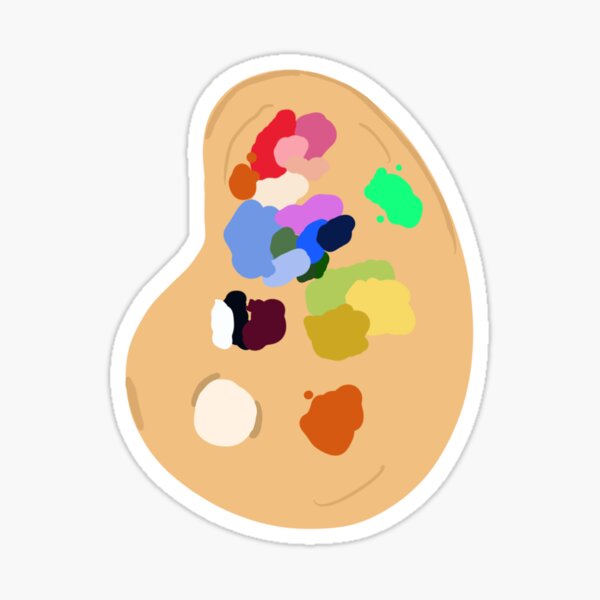 Item preview, Painting Easel sticker designed and sold by Louizaverse.