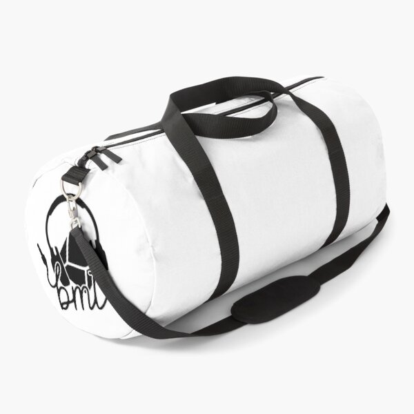 Logo Black Duffle Bag