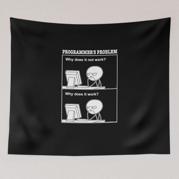 Item preview, Programmer Computer Scientist Problems Funny Cartoon Meme designed and sold by Count4U.