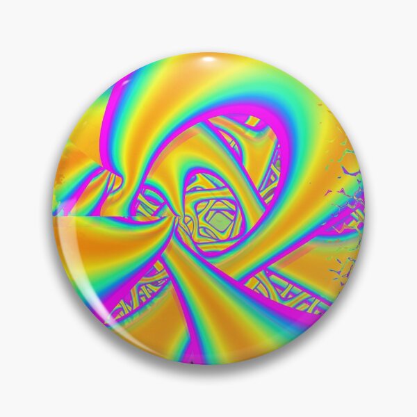 Item preview, Funkidelic Dichroic Fused Glass Fractal designed and sold by bohemianbound.