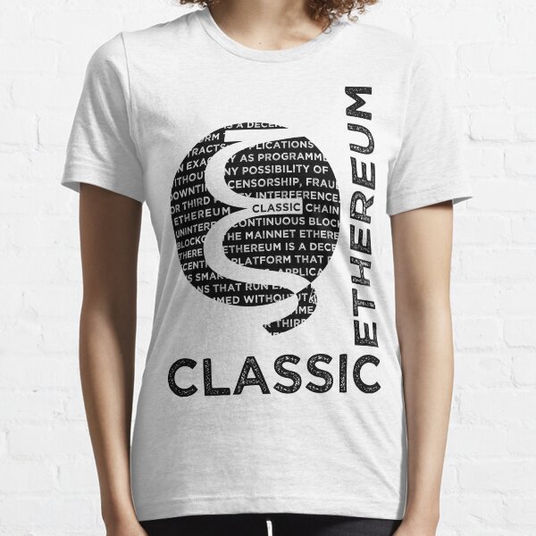 Ethereum Classic (black) Essential T-Shirt