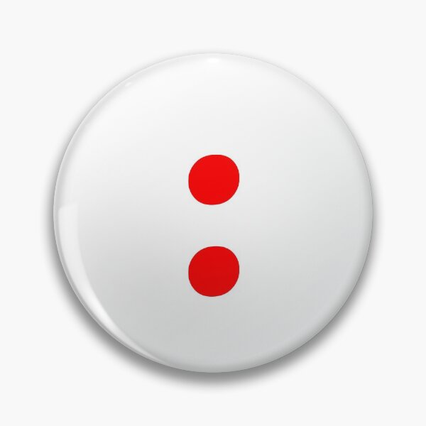 Item preview, Red color Colon / Punctuation mark designed and sold by WECreations.