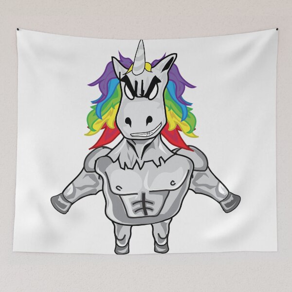 Item preview, Angry Cheeky Rainbow Jock Unicorn designed and sold by FlyAndBuy.