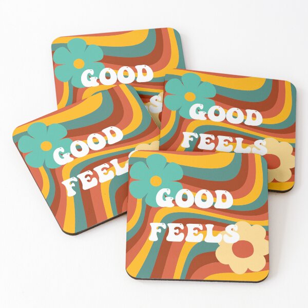 Item preview, Hippie Good Feels Retro Flower Waves designed and sold by Natasha Rolfe.