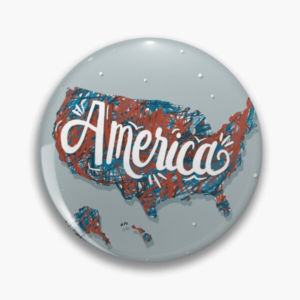 Item preview, Ilustración digital de América designed and sold by tessakatecreate.