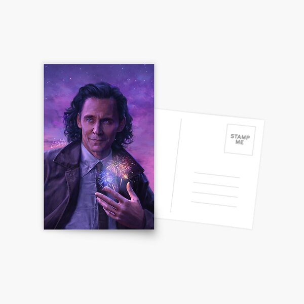 Magic firework Postcard