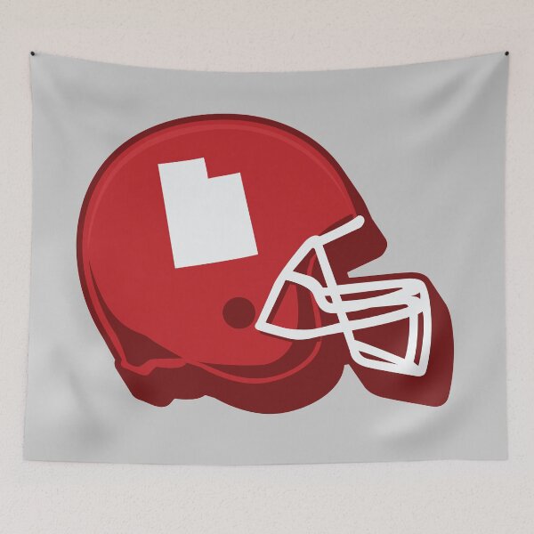 Item preview, Utah Outline Football Helmet designed and sold by SLAG-Creative.