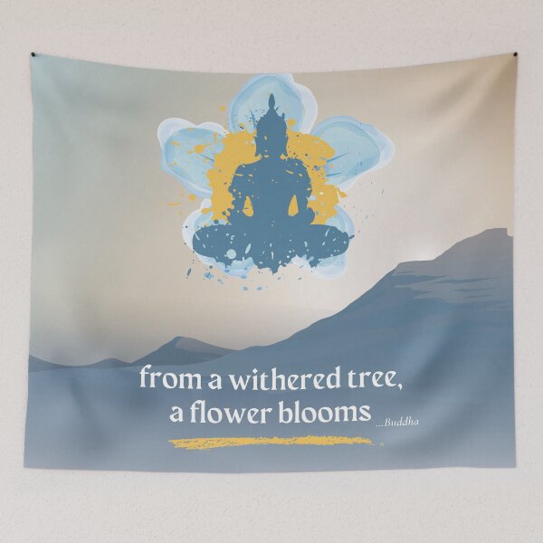 Item preview, Floral Quotes | The Buddha designed and sold by deepgoa.