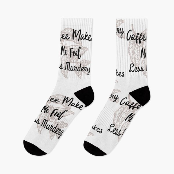 Item preview, Coffee makes me feel less murdery designed and sold by nbakash.