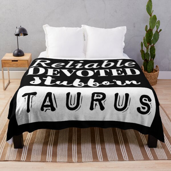 Item preview, Taurus Zodiac Characteristics White Text designed and sold by AMSonArt.