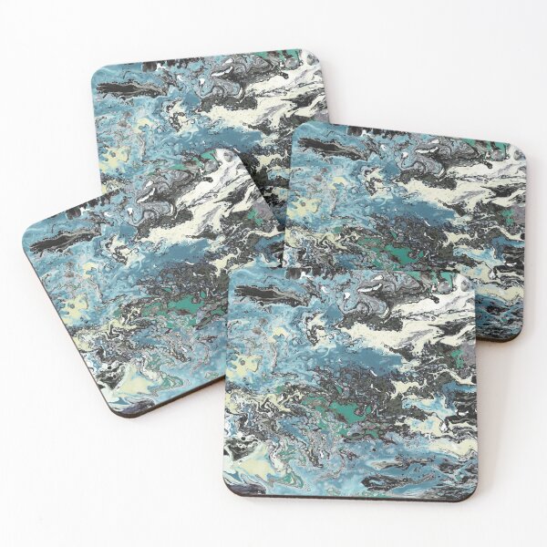 Item preview, Earth Swirls - Paint Pour/ Fluid Art - Unique and Vibrant Abstract Acrylic Paintings for Art Prints, Canvas Prints, Wall Art, Mugs, Leggings, Phone Cases, Tapestries and More designed and sold by cherdoodles.