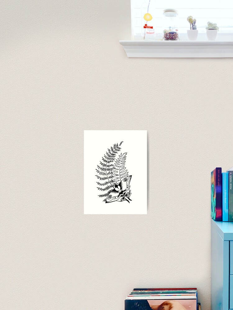 The Last of Us Ellie Tattoo *inspired* - Black V2 Art Board Print for