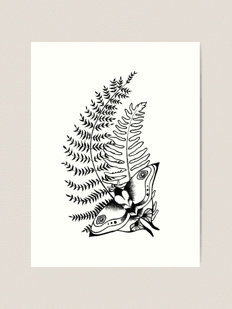 ELLIE'S TATTOO Art Print by Divaad-Shop