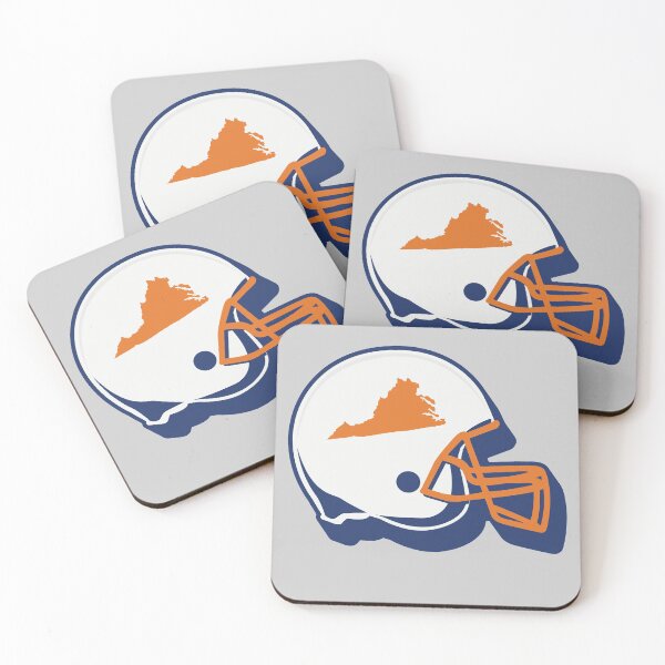 Item preview, Virginia Outline Football Helmet designed and sold by SLAG-Creative.