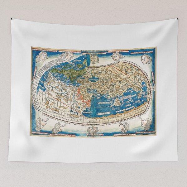 Item preview, 4th edition of Ptolemy's Cosmographia  by Leinhart Holle, dated 1482 designed and sold by paulrommer.