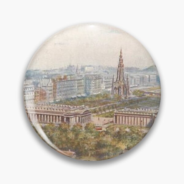 Item preview, Vintage Illustration of the view from Edinburgh Castle designed and sold by yourscotland.