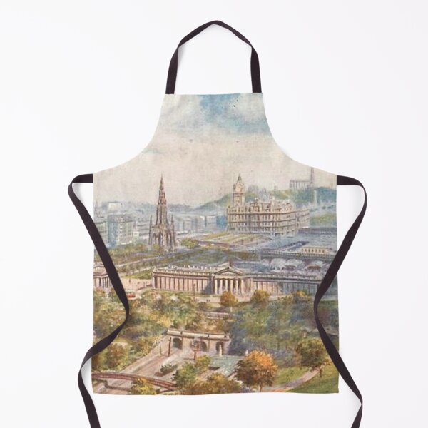 Item preview, Vintage Illustration of the view from Edinburgh Castle designed and sold by yourscotland.