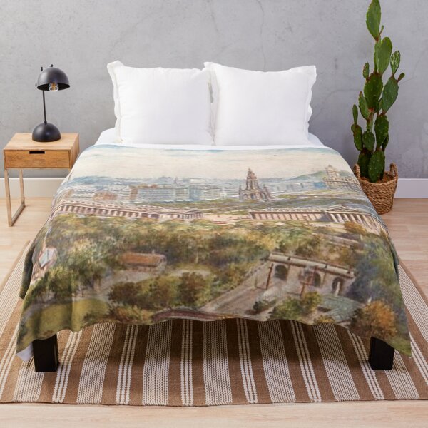 Item preview, Vintage Illustration of the view from Edinburgh Castle designed and sold by yourscotland.
