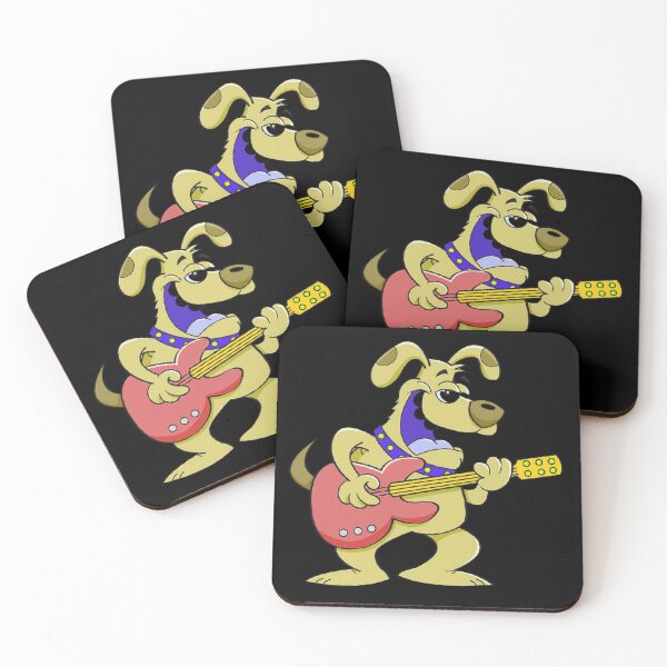 Item preview, Dog play guitar Funny Smile dog designed and sold by Cool Store.