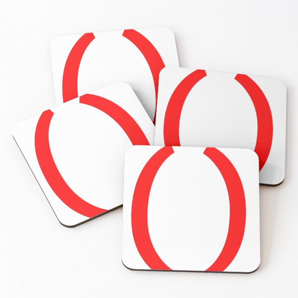 Item preview, Red color Round Brackets / Parentheses / open bracket / close bracket designed and sold by WECreations.