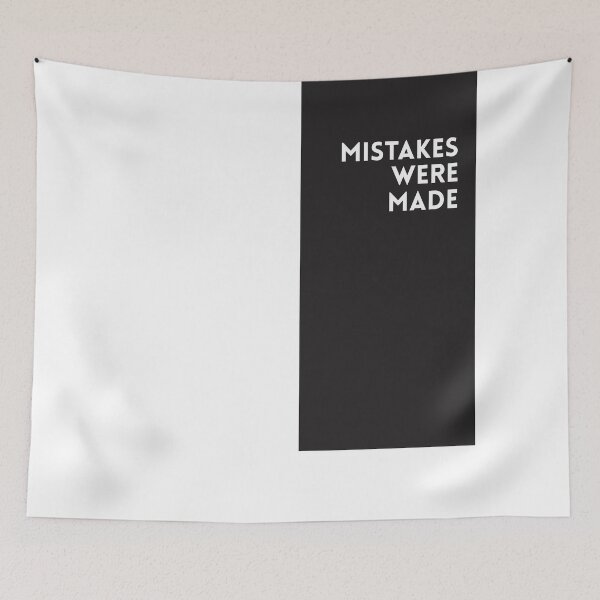 Item preview, Mistakes Were Made - Minimal - Black And White designed and sold by crazycollective.
