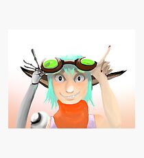 Green Goggles Photographic Print