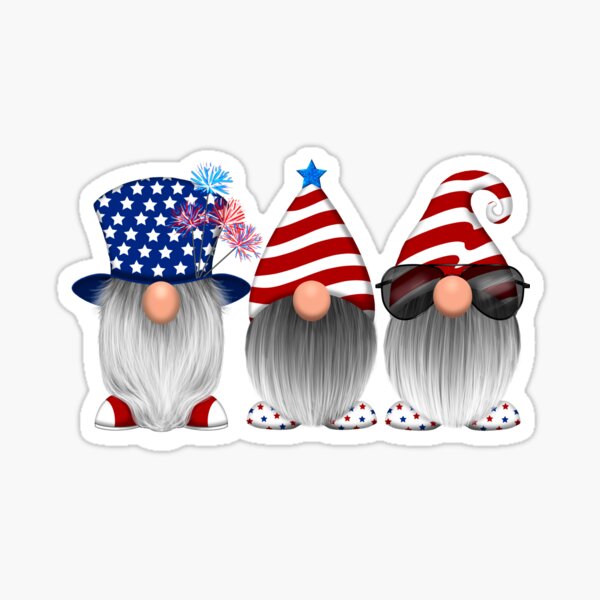 Sdjma 4th of July Patriotic Gnomes for Memorial Day Decorations American Flag Star Stripes Gnomes Swedish Tomte Elf Dwarf Gift for Independence