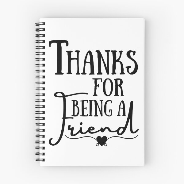 Item preview, Show that Special Someone your Appreciation with a Special Thank You!!!  "Thanks for being a friend." designed and sold by QuoteActually.