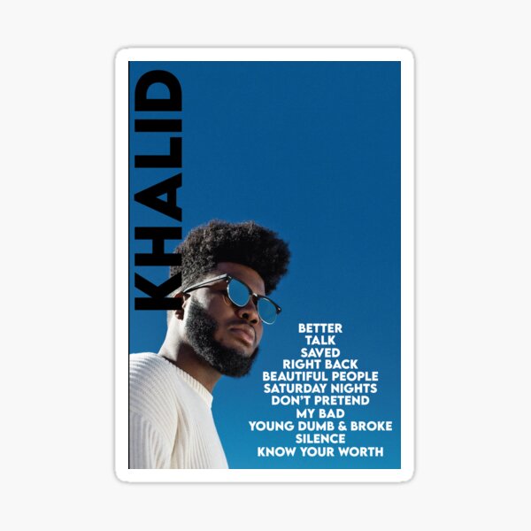 Khalid Sticker