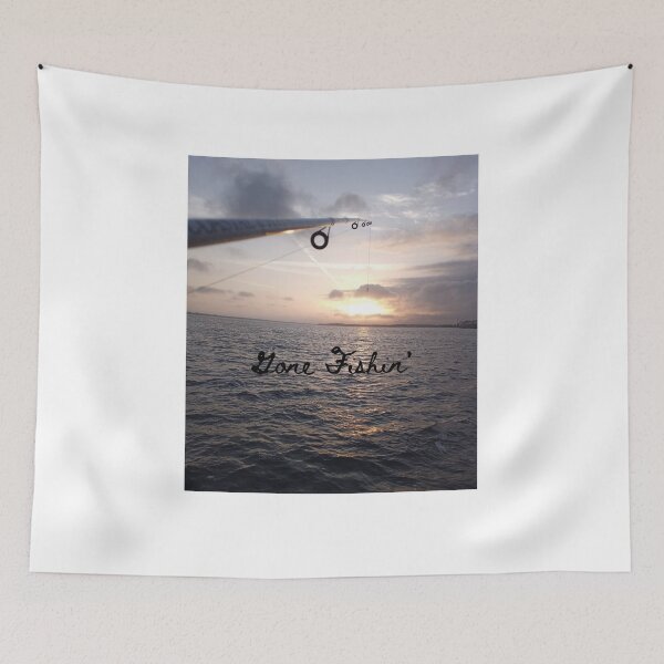 Item preview, Gone Fishin' designed and sold by PlumNearly.