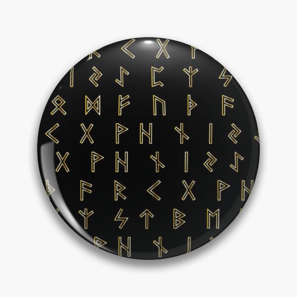 Artikelvorschau, Norse Pagan Elder Futhark Wikinger-Runen-Muster entworfen und verkauft von BluePagan.