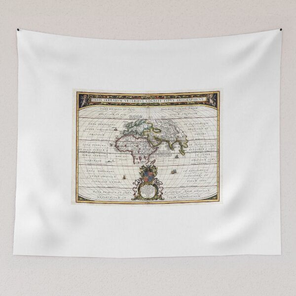 Item preview, World Map - Geographicus Orbis Terrarum - 1650 designed and sold by paulrommer.