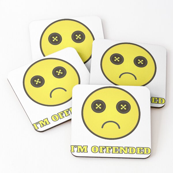 Item preview, I'm Offended - Sad Cripy Emoticon designed and sold by Xoox Art.