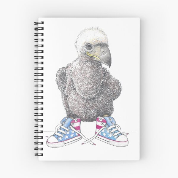 Item preview, Eaglet in Stars & Stripes Sneakers designed and sold by JimsBirds.