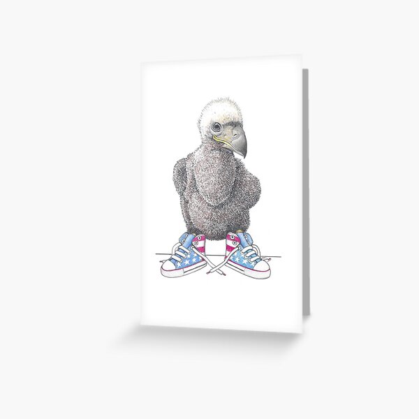 Item preview, Eaglet in Stars & Stripes Sneakers designed and sold by JimsBirds.