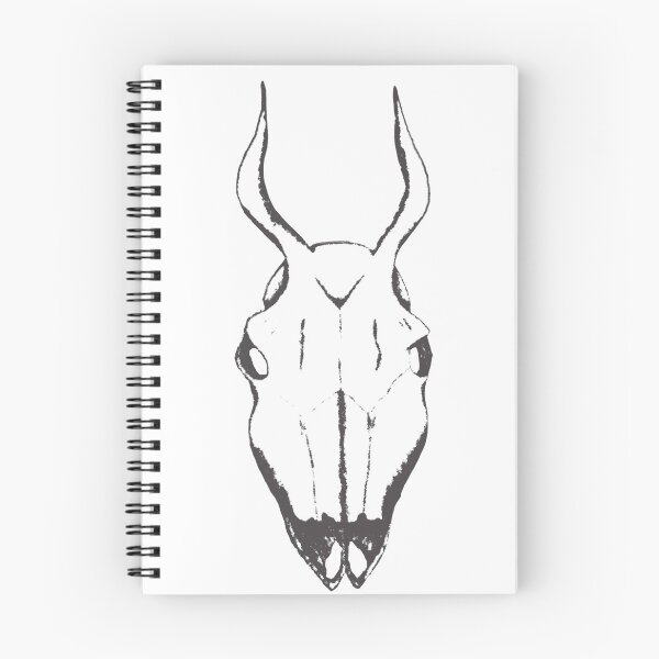 Item preview, Black And White Deer Skull Drawing designed and sold by WildandDivine.