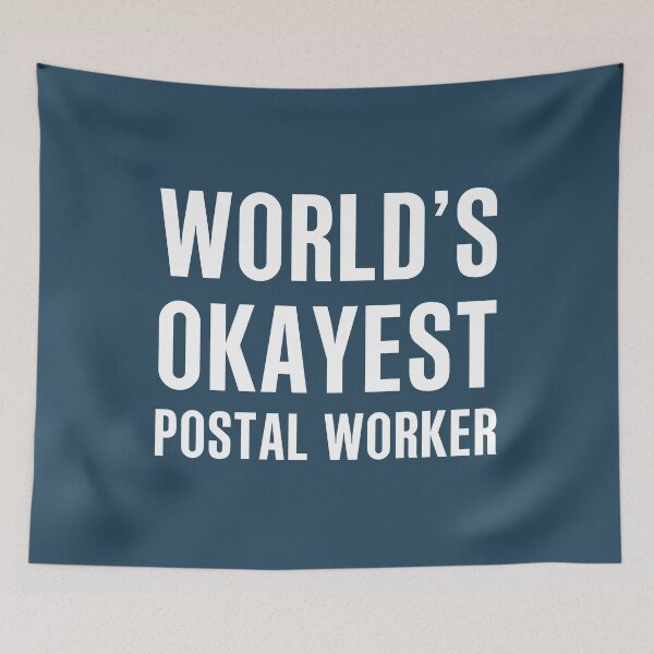 Item preview, Worlds Okayest Postal Worker designed and sold by CeciLop.
