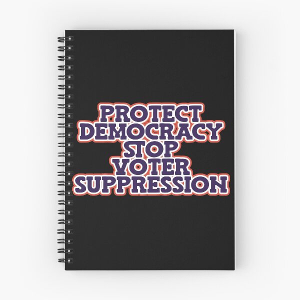 Item preview, Protect Democracy, Stop Voter Suppression - Patriot Text designed and sold by Chubuter.